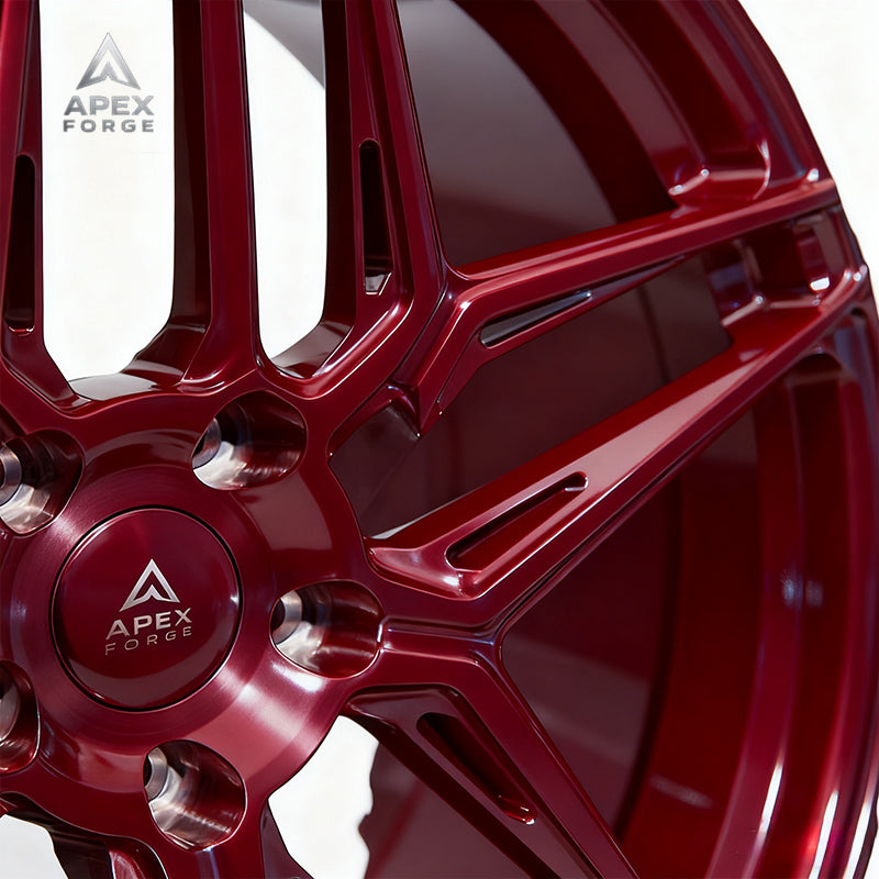 Five Spoke Alloy Rims for C7 Corvette New Forged Passenger Car Wheels 5*120.65 5*120 5*112 5*114.3 Brushed Silver Wheels