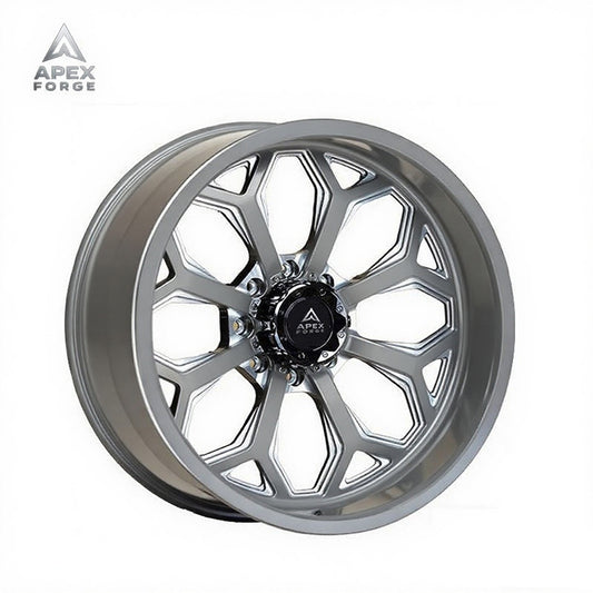 New Custom Forged 22 Inch Truck Chrome Polish Dually Wheels 8x65 8x170 8x165.1 6x139.7 cybertruck 8x200 Aluminium Alloy