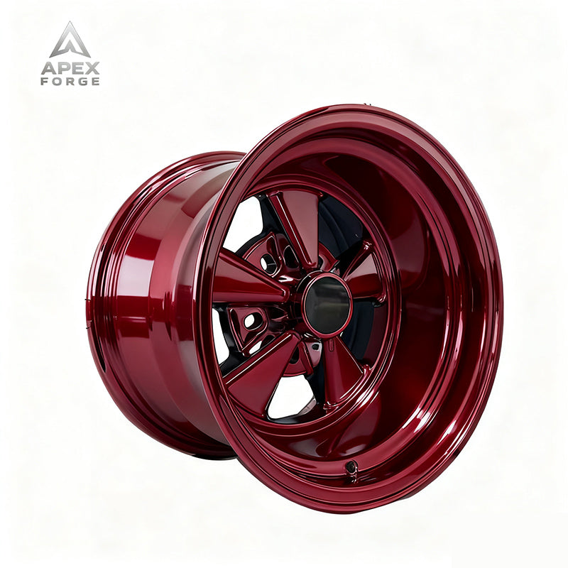 Cragar 61C SS Super Sport 15X10 ET-32 Direct Drill Aluminum Wheel New 390 Series Street Pro with Deep Dish Design Bright Finish