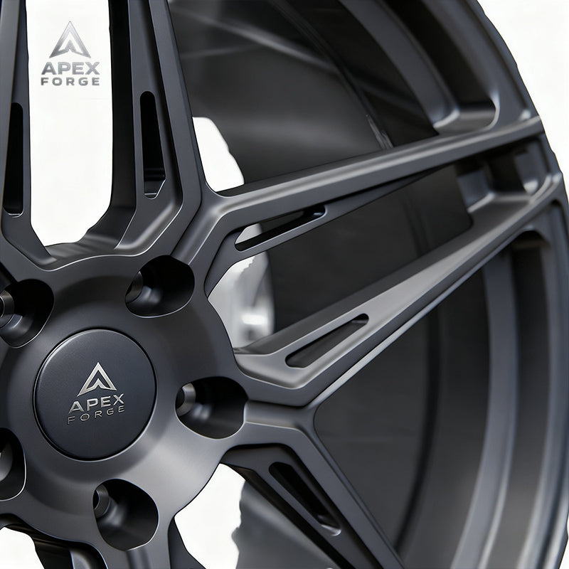 Five Spoke Alloy Rims for C7 Corvette New Forged Passenger Car Wheels 5*120.65 5*120 5*112 5*114.3 Brushed Silver Wheels