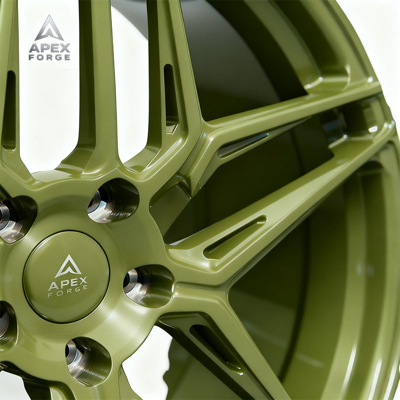 Five Spoke Alloy Rims for C7 Corvette New Forged Passenger Car Wheels 5*120.65 5*120 5*112 5*114.3 Brushed Silver Wheels