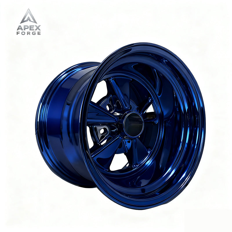 Cragar 61C SS Super Sport 15X10 ET-32 Direct Drill Aluminum Wheel New 390 Series Street Pro with Deep Dish Design Bright Finish