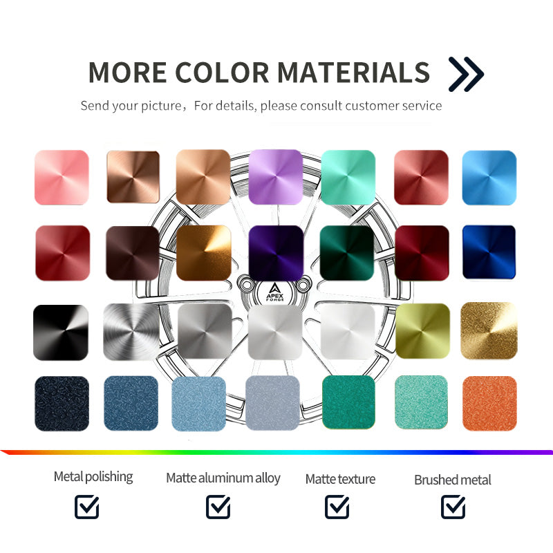 17/18/19/20/21 Inch Forged Aluminum Car Wheel Hub for Various Car Modif