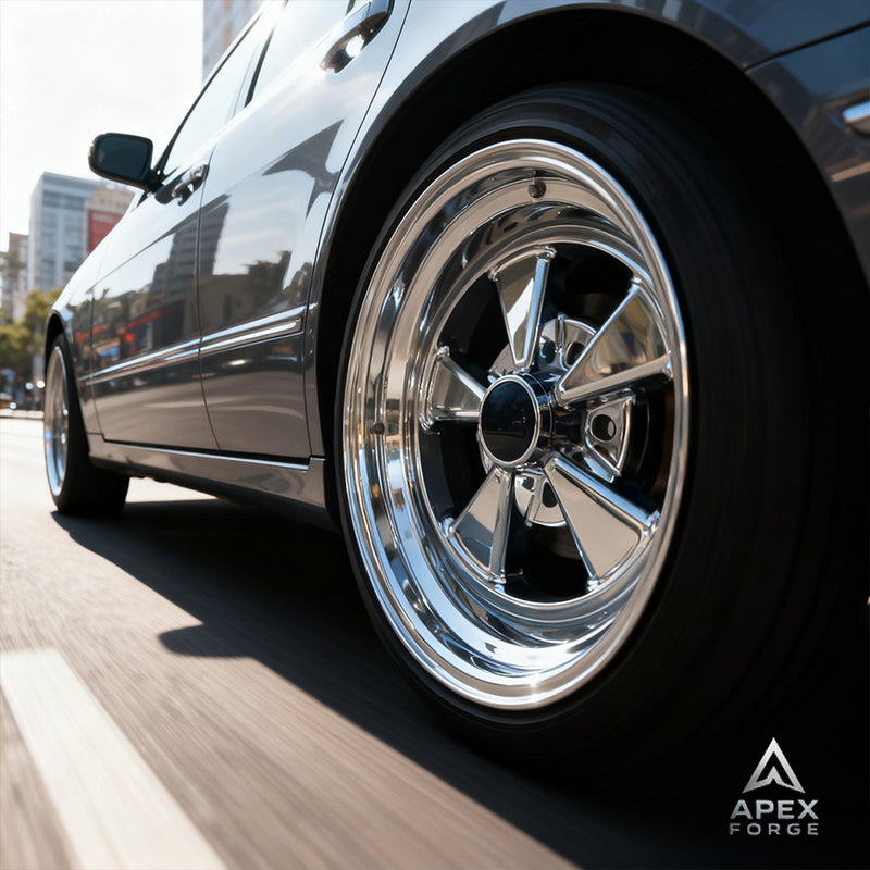 Cragar 61C SS Super Sport 15X10 ET-32 Direct Drill Aluminum Wheel New 390 Series Street Pro with Deep Dish Design Bright Finish