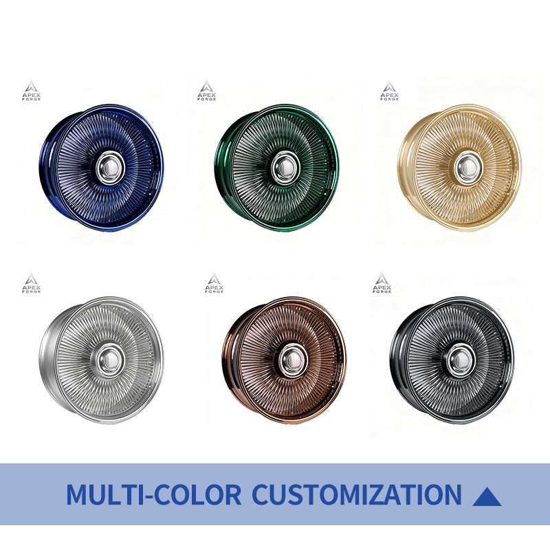 16/18/20/22/24/26-inch wheel spokes in rose gold 5x120, 5x114.3, 5x127 Automotive wheels